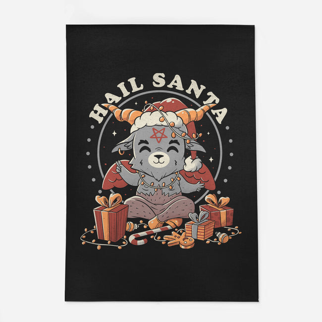 Hail Santa Claus-none outdoor rug-eduely