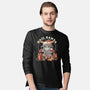Hail Santa Claus-mens long sleeved tee-eduely