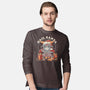 Hail Santa Claus-mens long sleeved tee-eduely