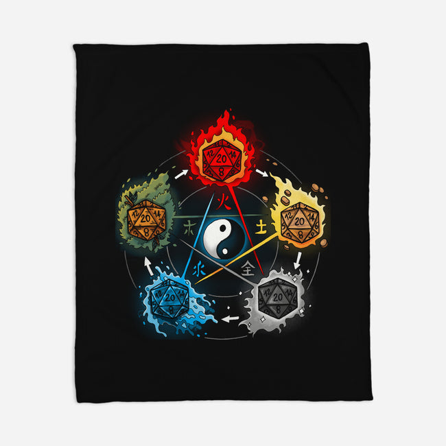 Dice Elements-none fleece blanket-Vallina84