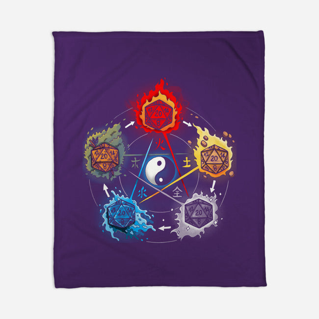 Dice Elements-none fleece blanket-Vallina84