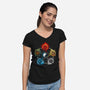 Dice Elements-womens v-neck tee-Vallina84