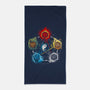 Dice Elements-none beach towel-Vallina84