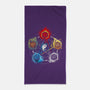 Dice Elements-none beach towel-Vallina84