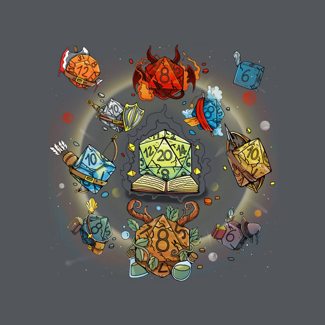 Black Hole Dice-womens basic tee-Vallina84