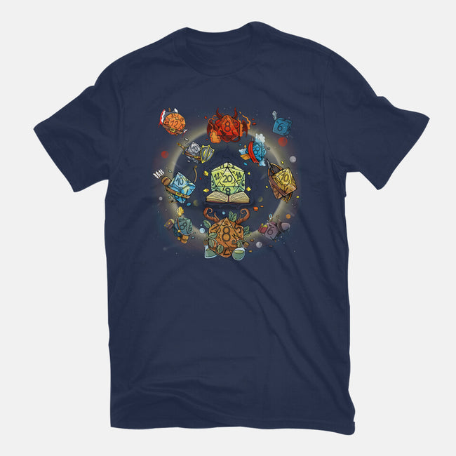 Black Hole Dice-unisex basic tee-Vallina84