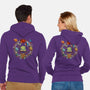 Black Hole Dice-unisex zip-up sweatshirt-Vallina84