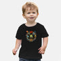 Black Hole Dice-baby basic tee-Vallina84