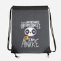 Morning Panda-none drawstring bag-TaylorRoss1