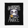 Morning Panda-none fleece blanket-TaylorRoss1