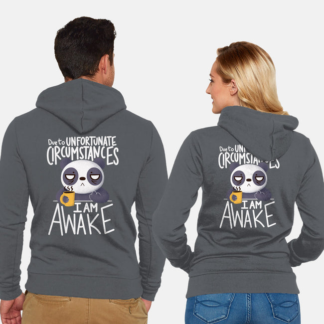 Morning Panda-unisex zip-up sweatshirt-TaylorRoss1