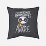 Morning Panda-none removable cover w insert throw pillow-TaylorRoss1