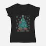 Quarantree-womens v-neck tee-xMorfina