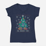 Quarantree-womens v-neck tee-xMorfina