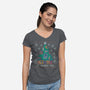 Quarantree-womens v-neck tee-xMorfina
