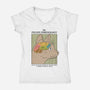 The Feline Phrenology-womens v-neck tee-Thiago Correa