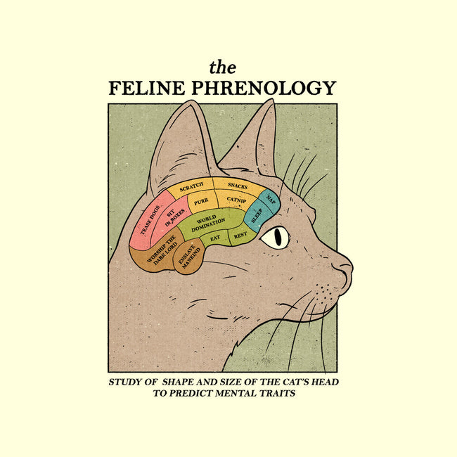 The Feline Phrenology-none zippered laptop sleeve-Thiago Correa