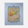 The Feline Phrenology-none fleece blanket-Thiago Correa