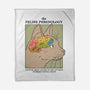 The Feline Phrenology-none fleece blanket-Thiago Correa