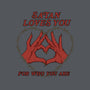 Satan Loves You-unisex pullover sweatshirt-Thiago Correa