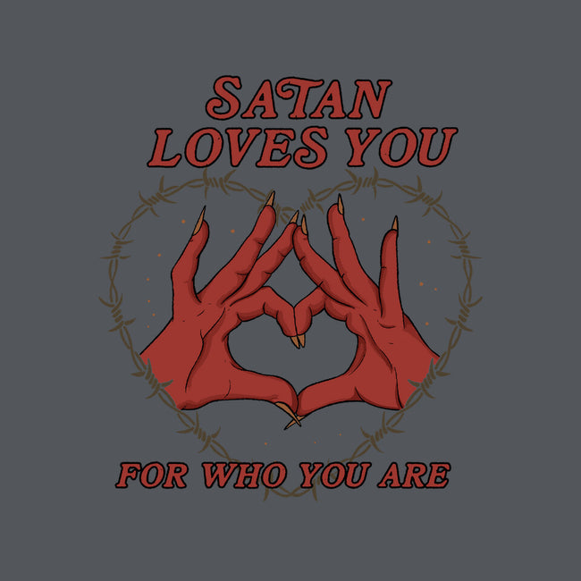Satan Loves You-unisex kitchen apron-Thiago Correa