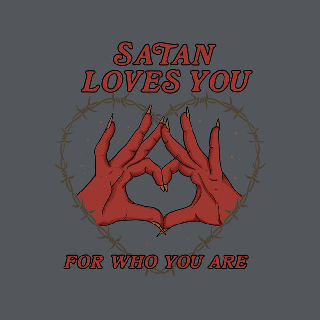 Satan Loves You-unisex crew neck sweatshirt-Thiago Correa