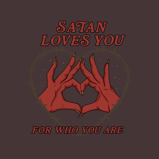 Satan Loves You-mens premium tee-Thiago Correa