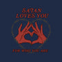 Satan Loves You-none glossy sticker-Thiago Correa