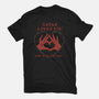 Satan Loves You-womens basic tee-Thiago Correa
