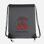 Satan Loves You-none drawstring bag-Thiago Correa