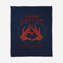 Satan Loves You-none fleece blanket-Thiago Correa