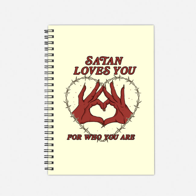 Satan Loves You-none dot grid notebook-Thiago Correa