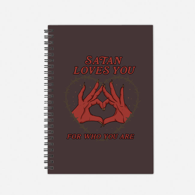 Satan Loves You-none dot grid notebook-Thiago Correa