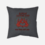 Satan Loves You-none non-removable cover w insert throw pillow-Thiago Correa