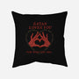 Satan Loves You-none removable cover w insert throw pillow-Thiago Correa