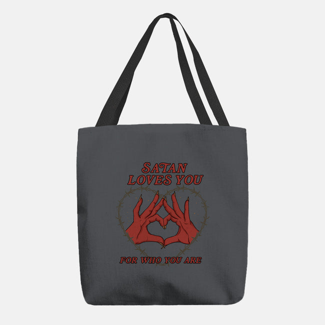 Satan Loves You-none basic tote-Thiago Correa