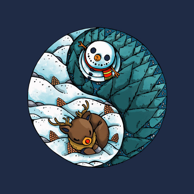 Yin Yang Winter-womens basic tee-Vallina84