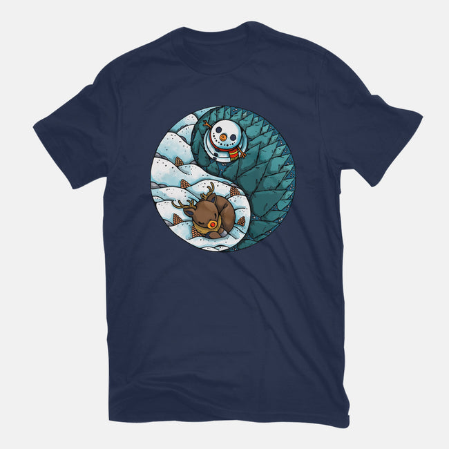 Yin Yang Winter-mens long sleeved tee-Vallina84