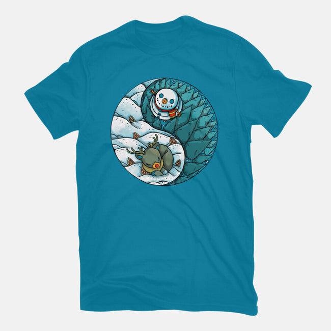 Yin Yang Winter-unisex basic tee-Vallina84