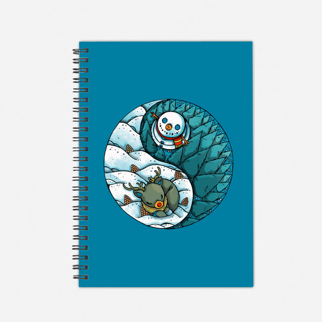 Yin Yang Winter-none dot grid notebook-Vallina84