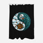 Yin Yang Winter-none polyester shower curtain-Vallina84