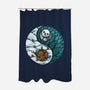 Yin Yang Winter-none polyester shower curtain-Vallina84