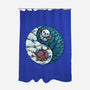 Yin Yang Winter-none polyester shower curtain-Vallina84