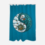 Yin Yang Winter-none polyester shower curtain-Vallina84