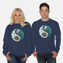 Yin Yang Winter-unisex crew neck sweatshirt-Vallina84