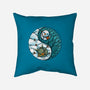 Yin Yang Winter-none removable cover w insert throw pillow-Vallina84