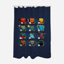 Book RPG-none polyester shower curtain-Vallina84