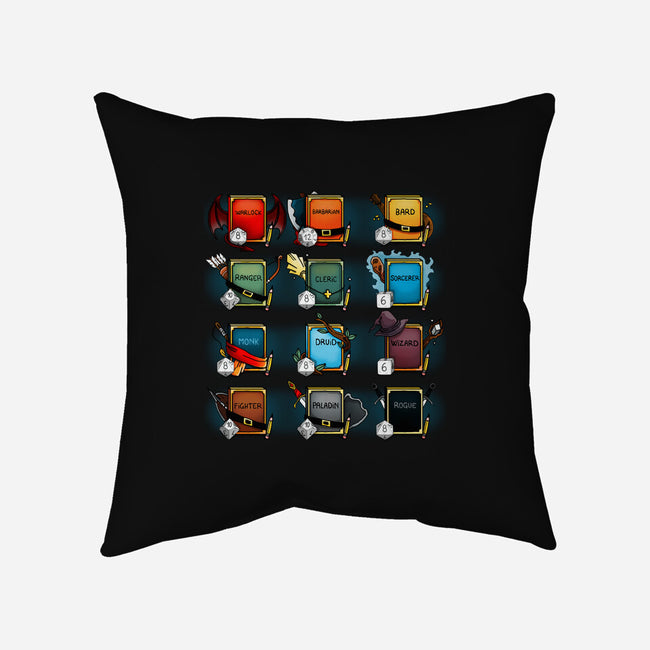 Book RPG-none removable cover w insert throw pillow-Vallina84