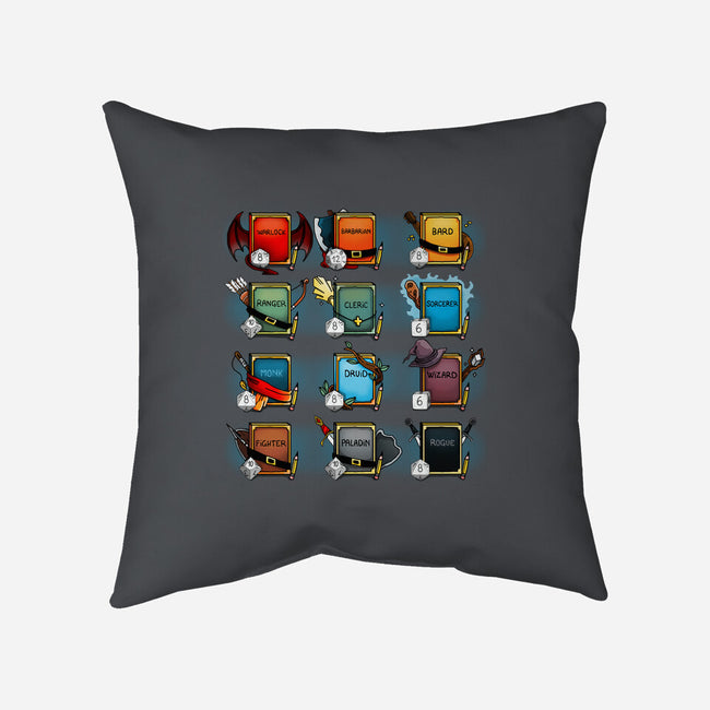 Book RPG-none removable cover w insert throw pillow-Vallina84