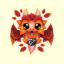 Dragon Of Leaves-none removable cover w insert throw pillow-NemiMakeit